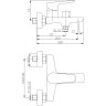 Смеситель для ванны BELBAGNO ANCONA ANCONA-VAS-CRM
