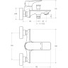 Смеситель для ванны BELBAGNO MARINO MARINO-VASM-CRM