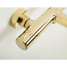 Смеситель для ванны и душа BELBAGNO UNO-VASM/DFS-ORO в комплекте с ручным душем, шлангом и держателем, золото