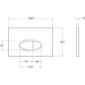 Смывная клавиша BELBAGNO BB052BL