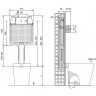 Смывной бачок скрытого монтажа BELBAGNO BB025-CS