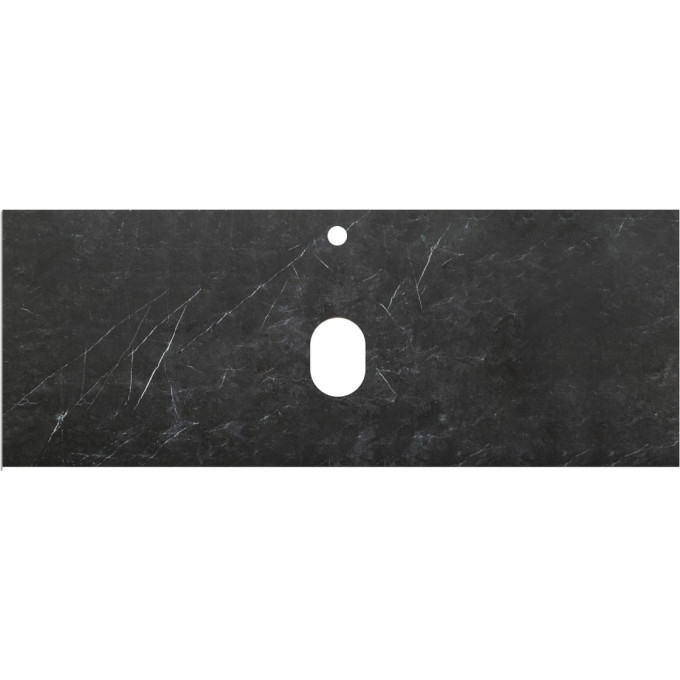Столешница из керамогранита BELBAGNO KEP-120-MNO-W0 Marmo Nero Opaco 1204x462