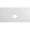 Столешница из МДФ BELBAGNO BIANCO OPACO 760x454x19 EK-760-1-BO с отверстием под раковину