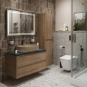 Тумба BELBAGNO KRAFT 100 со столешницей и накладной раковиной подвесная, KRAFT100RT-KEPMNO-1084-H316-SET
