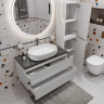 Тумба Bianco Lucido 100 см BELBAGNO ETNA ETNA100BL-KEPMNO-1084-SET