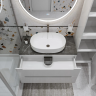 Тумба Bianco Lucido 100 см BELBAGNO ETNA ETNA100BL-KEPMNO-1084-SET