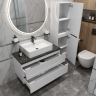 Тумба Bianco Lucido 100 см BELBAGNO ETNA ETNA100BL-KEPMNO-1338-SET