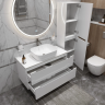 Тумба Bianco Lucido 80 см BELBAGNO ETNA ETNA80BL-KEPBO-1302-SET
