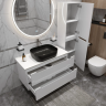 Тумба Bianco Lucido 80 см BELBAGNO ETNA ETNA80BL-KEPBO-1302H301-SET
