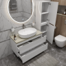 Тумба Bianco Lucido 80 см BELBAGNO ETNA ETNA80BL-KEPMCO-1084-SET