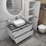 Тумба Bianco Lucido 80 см BELBAGNO ETNA ETNA80BL-KEPMNO-1302-SET