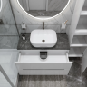 Тумба Bianco Lucido 80 см BELBAGNO ETNA ETNA80BL-KEPMNO-1302-SET