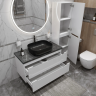 Тумба Bianco Lucido 80 см BELBAGNO ETNA ETNA80BL-KEPMNO-1302H301-SET