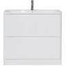 Тумба Bianco Lucido 89,6 см BELBAGNO ACQUA ACQUA-900-2C-PIA-BL