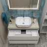 Тумба Bianco Opaco 80 см BELBAGNO KRAFT KRAFT100BO-KEPMCO-1302-SET