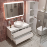 Тумба Bianco Opaco 80 см BELBAGNO KRAFT KRAFT80BO-KEPBO-1077-SET
