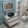Тумба Bianco Opaco 80 см BELBAGNO KRAFT KRAFT80BO-KEPBO-1302H301-SET