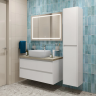 Тумба Bianco Opaco 80 см BELBAGNO KRAFT KRAFT80BO-KEPMCO-1302-SET