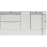 Тумба Cemento Verona Grigio 79,6 см BELBAGNO ACQUA ACQUA-800-2C-SO-CVG