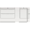 Тумба Cemento Verona Grigio 89,6 см BELBAGNO ACQUA ACQUA-900-2C-SO-CVG