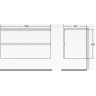 Тумба Cemento Verona Grigio 99,6 см BELBAGNO ALBANO ALBANO-1000-2C-SO-CVG