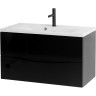 Тумба Nero Lucido 99,6 см BELBAGNO MARINO MARINO-1000-2C-SO-NL-P