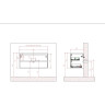 Тумба Pino Pasadena 120 см BELBAGNO KRAFT KRAFT-1200-2C-SO-PP