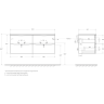 Тумба под раковину BELBAGNO MARINO MARINO-CER-N-1200-4C-SO-RR-P 120,2 см