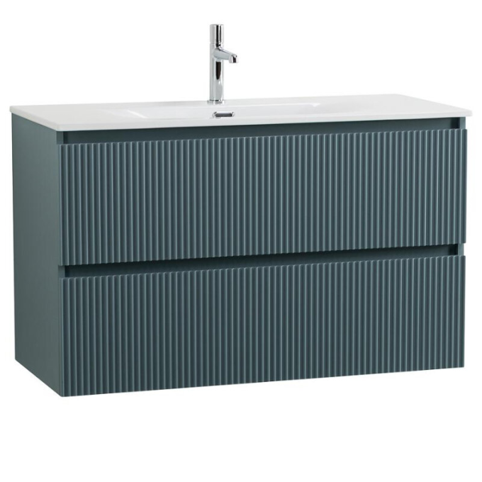 Тумба под раковину BELBAGNO UNO-1200-2C-SO-AO подвесная голубая матовая