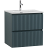 Тумба под раковину BELBAGNO UNO-MINI-500-2C-SO-AO подвесная голубой матовый