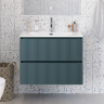 Тумба под раковину BELBAGNO UNO-MINI-800-2C-SO-AO подвесная голубой матовый