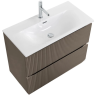 Тумба под раковину BELBAGNO UNO UNO-MINI-800-2C-SO-СO 80 см, подвесная, бежевый матовый