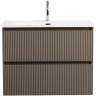 Тумба под раковину BELBAGNO UNO UNO-MINI-800-2C-SO-СO 80 см, подвесная, бежевый матовый