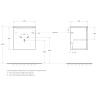 Тумба Rovere Moro 49,6 см BELBAGNO ETNA ETNA-500-1A-SO-RW-P-L