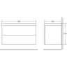 Тумба Rovere Moro 90 см BELBAGNO REGINA REGINA-900-2C-SO-MR-BLUM