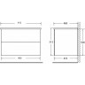 Тумба Rovere Nature 89.6 см BELBAGNO ETNA ETNA-900-2C-SO-RN-P