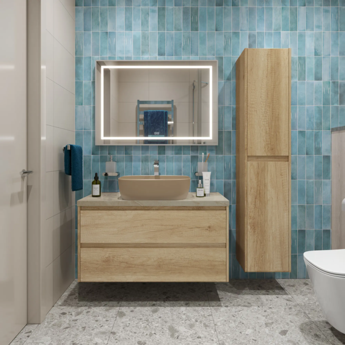 Тумба Rovere Nebrasca Nature 80 см BELBAGNO KRAFT KRAFT80RNN-KEPMCO-1302H316-SET
