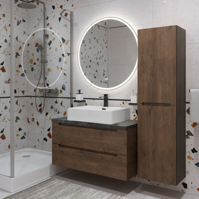 Тумба Rovere Rustico 100 см BELBAGNO ETNA ETNA100RW-KEPMNO-1338-SET