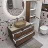 Тумба Rovere Rustico 80 см BELBAGNO ETNA ETNA80RW-KEPMCO-1302H316-SET