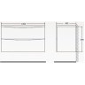Тумба Rovere Rustico 99,6 см BELBAGNO ACQUA ACQUA-1000-2C-SO-RR