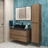 Тумба Rovere Tabacco 100 см BELBAGNO KRAFT KRAFT100RT-KEPMNO-1302-H301-SET