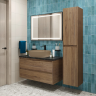 Тумба Rovere Tabacco 100 см BELBAGNO KRAFT KRAFT100RT-KEPMNO-1302-H316-SET
