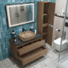 Тумба Rovere Tabacco 100 см BELBAGNO KRAFT KRAFT100RT-KEPMNO-1302-H316-SET