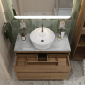 Тумба со столешницей и накладной раковиной BELBAGNO KRAFT KRAFT80RT-KEPMGL-1306-SET