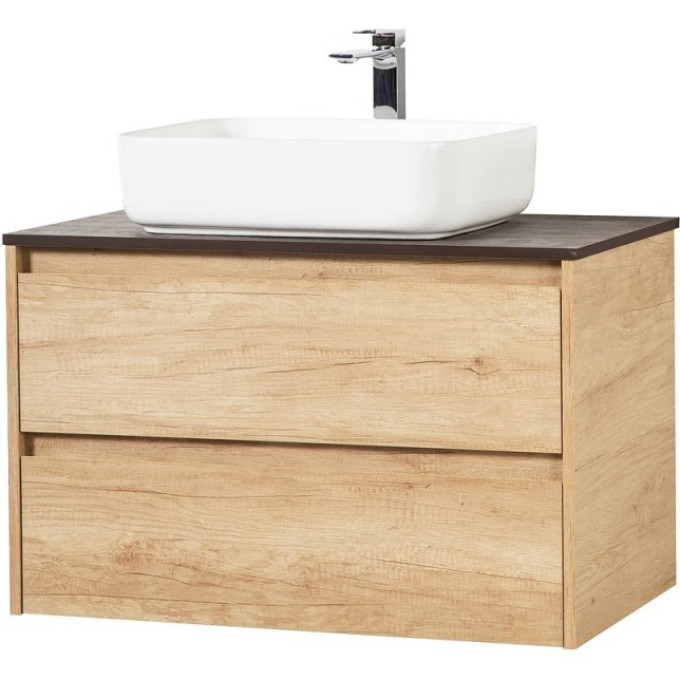 Тумба со столешницей и накладной раковиной BELBAGNO KRAFT100RNN-KEPBO-1084H316-SET