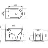 Унитаз BELBAGNO BB1003CBR/BB865SC