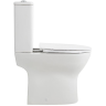 Унитаз-компакт безободковый с сиденьем BELBAGNO LOUNGE BB045CPR/SC + BB045/051T