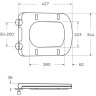 Унитаз подвесной BELBAGNO ARDENTE-R BB520CHR/SC