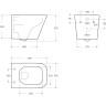 Унитаз подвесной BELBAGNO ARDENTE-TOR BB520CH-TOR/SC