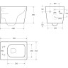 Унитаз подвесной BELBAGNO DUE 2.0 BB7107CHR/SC